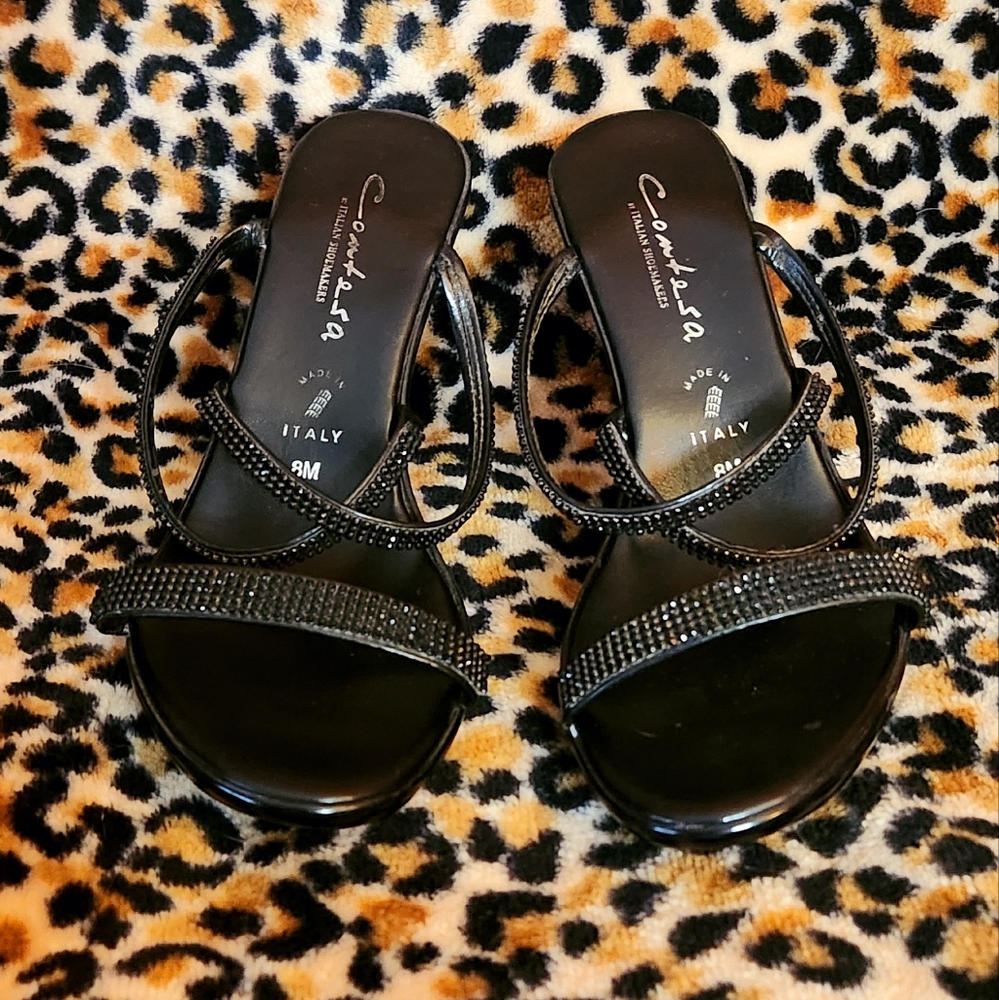 Italian Shoemakers Contesa Rhinestone Sandals